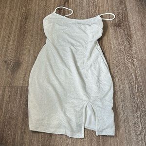 White sparkly Windsor dress